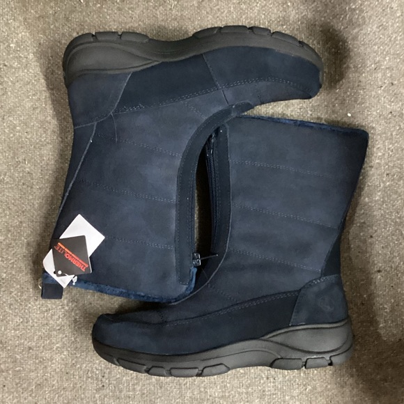 Lands' End Shoes Womens Lands End Insulated Snow Boot Classic Navy